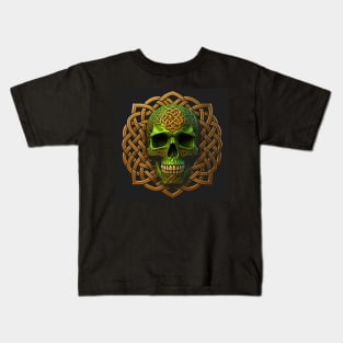 Celtic Knot Skull Kids T-Shirt